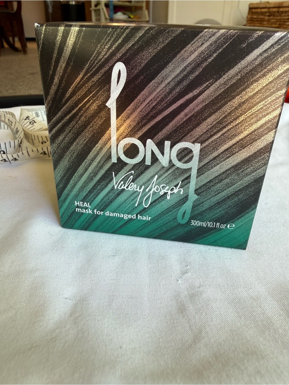 Valery Joseph Long Heal Hair Mask  for Damaged Hair- Teal/Black